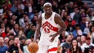 ラプターズのパスカル・シアカムが右内転筋を負傷…最低でも2週間の欠場と球団が発表