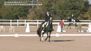 全日本学生馬術大会 賞典総合馬術 馬場馬術・賞典馬場馬術 決勝  【見逃し配信】