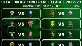 14カ国のクラブが出場するプレーオフ、ラツィオはクルージュ、フィオレンティーナはブラガと対戦《ECL》