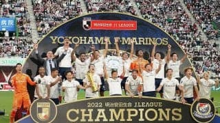 「もっとずっと見たい!」今晩で終了する「夜景スポットの横浜FM優勝記念カラー化」にファン反応！ トリコロールに彩られた姿に「今年いっぱいして欲しい」の声