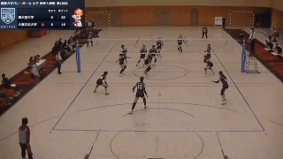 関東大学バレーボール連盟 秋季リーグ 女子1部-2部入替戦 Aコート【見逃し配信】