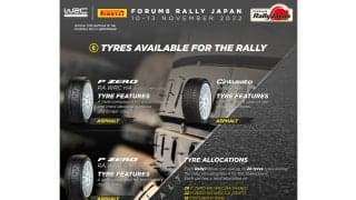 WRCジャパン：公式タイヤを供給するピレリ「一切、油断できないイベント」、WRC2勢には新ソフトタイヤ「P Zero RA7+B」を供給