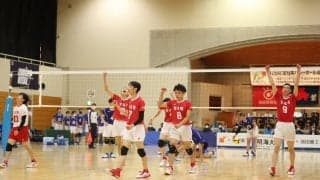 試合直前のアクシデントを乗り越え習志野が本戦へ 負傷の岡田晴太「最高の仲間たち」【春高2023千葉県予選（男子）】