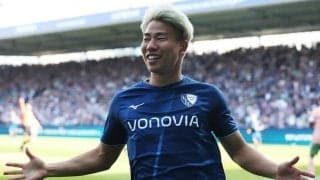 重傷から2カ月、浅野拓磨が28歳の誕生日にピッチへ復帰「チーム全体のトレーニングに合流」
