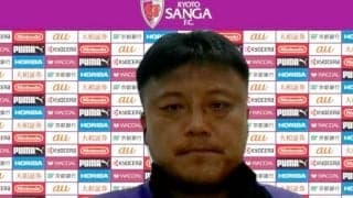 最後にJ1残留なるか、プレーオフに臨む京都・曺貴裁監督「自分たちがやってきた姿を満員のスタジアムで見せたい」