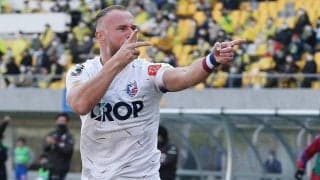 攻守に躍動しベストイレブンに選手の岡山DFヨルディ・バイス「サポーターのおかげ」と3位フィニッシュに感謝