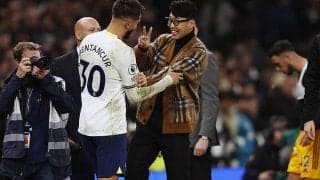 ソン・フンミン、手術後初めて練習姿が確認！　フェイスガードを着用