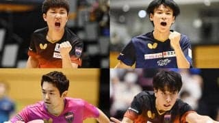 国際大会で大爆発の張本智和が最有力。WTT2冠の急成長・篠塚にも勢い【第3回パリ五輪代表選考会 卓球 TOP32】