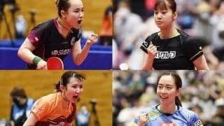 熾烈な五輪代表争い！選考ポイント首位の早田が復帰戦。女子は混戦模様【第3回パリ五輪代表選考会 卓球 TOP32】