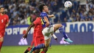 ドイツ戦へ「初戦は絶対勝つ」と意気込む日本代表FW相馬勇紀、「良い形で得点できた」と先制ゴール振り返る