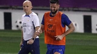 これ以上はやめて！ フランス代表ヒヤリ…ジルーが練習中につま先を負傷