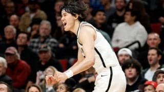 ネッツがブレイザーズとの大接戦を制す…渡邊は3P5本を含む今季ハイ20得点で勝利に貢献