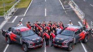 「チーム三菱ラリーアート」がアジアクロスカントリーラリー2022に『トライトン』で参戦