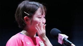 平野美宇が涙の選考会初V！世界卓球・パリ五輪へ 伊藤美誠、早田ひなとの黄金世代対決を制す【卓球 TOP32】