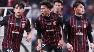 浦和のDF宮本優太、MF安居海渡、DF工藤孝太の若手3名がベルギー2部・KMSKデインズのトレーニング参加