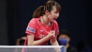 早田ひな 香港のエースに逆転勝ち！日本勢の4強一番乗り【卓球 アジアカップ】