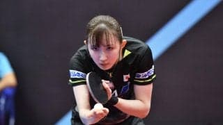 早田ひな 中国選手権2冠の王芸迪に敗戦。3位決定戦に回る【卓球 アジアカップ】