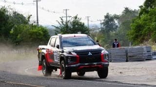 AXCR：チーム三菱ラリーアート、初日のスーパーSSを終了