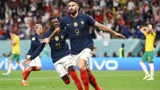 王者フランスが豪州に逆転で白星発進！　2ゴールのジルーはアンリの歴代最多得点に並ぶ《カタールW杯》