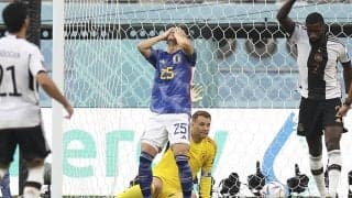 【カタールW杯】日本代表、前田大然の“幻のゴール”はオフサイド…　ドイツに1点ビハインド許し後半へ