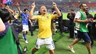 4度目のW杯に臨んだ長友佑都、歴史的大金星に｢みんなブラボー!｣