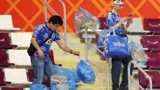 プレーだけじゃない！日本代表とサポーターの試合後の行動に世界から称賛の嵐！メディアは「尊敬」「どうもありがとう」