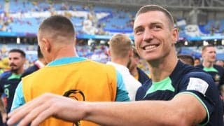 「泣いてしまいそうだ」初ゴールでオーストラリアを勝利に導いたJ2岡山のFWデューク、ゴール後の「J」パフォーマンスを語る