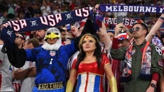 「すごい」「揺れています」テニス界のインフルエンサーも星条旗ビキニで母国を応援「レッツゴーアメリカ！」