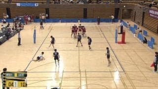 全日本バレーボール大学選手権大会 Aコート 男子 1回戦【見逃し配信】