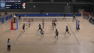 全日本バレーボール大学選手権大会 Rコート 女子 1回戦【見逃し配信】