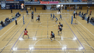 全日本バレーボール大学選手権大会 Nコート 男子 2回戦【見逃し配信】