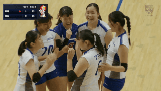 全日本バレーボール大学選手権大会 Bコート 女子 3回戦【見逃し配信】