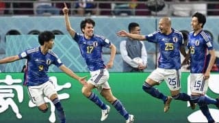 田中碧にトロフィーを渡したのは意外な人物!? スペイン戦後のツーショット公開「興奮しまくってますブラボー!!」