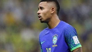 ガブリエウ・ジェズスが右ヒザを手術…所属アーセナルが発表