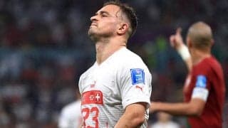 6失点惨敗でW杯敗退のスイス…シャキリはファンに謝罪　「いつものパフォーマンスが発揮できなかった」