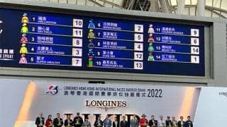 【香港スプリント 枠順確定】メイケイエール14番、ジャンダルムは8番