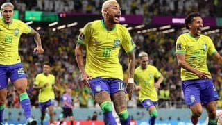 無念敗退のブラジル、ネイマールがペレ氏持つFIFA公認のブラジル歴代最多得点記録に並ぶ