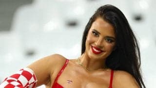 【カタールW】ミス・クロアチアは勝利の女神か…　情熱の国ブラジルも悩殺、撃破