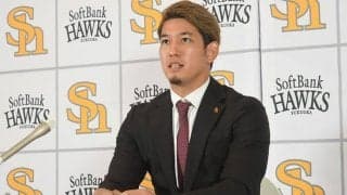 鷹・栗原陵矢は1000万円ダウンに「当たり前」　左膝の大怪我で5試合止まり
