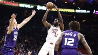 シクサーズのジョエル・エンビードが今季2度目の50得点超え…球団史上3人目の快挙