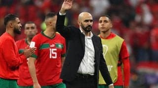 モロッコ代表指揮官「すべてを出し切った」　史上初の決勝進出ならずもチームに誇り