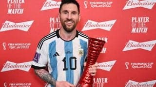 「この写真見たことあるぞ」W杯決勝T全試合で最優秀選手に輝くメッシが話題！「MOTM =Messi Of The Matchだ」