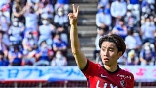 ｢かっこよ｣鹿島・荒木遼太郎が｢マスクサッカー｣を実施! ｢忍者みたい｣と反響の広瀬陸斗とのマスクマン｢2ショット｣も