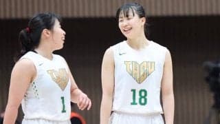 2度のWリーグ勢超えの東京医療保健大、富士通に惜敗も池松美波は「悔しいですが、これからのバスケ人生にすごく生きる」