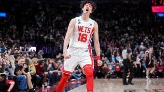 渡邊雄太が古巣ラプターズ戦で17得点！ 土壇場の逆転3ポイントでネッツの3点差勝利に貢献