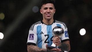 最優秀若手賞選出のエンソ・フェルナンデス｢W杯優勝の瞬間を忘れることはない｣