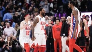 ネッツの二枚看板が計81得点を挙げピストンズに逆転勝利…渡邊もマルチな活躍で6連勝