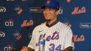 【MLB】NY印象、対戦したい打者や勝利へのこだわり…　千賀滉大がメッツ入団会見で語ったこと