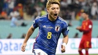 W杯躍動の堂安律、自身がセンターに抜擢されたW杯公式画像に反応し決意綴る「また4年後に」