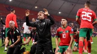 偉業達成、W杯4位のモロッコ代表を数千人のファンが歓迎！ 熱狂ぶりはアルゼンチンにも劣らず